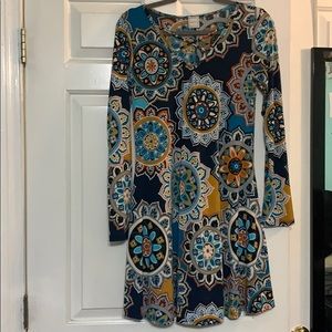 COPY - Long sleeve printed dress